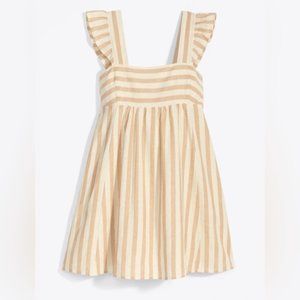 Draper James Maddie babydoll dress in Cabana Stripe size small ruffle sl…